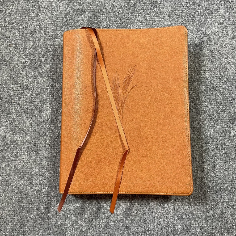 Holy Bible Holman Christian Standard Notetaking Chestnut Brown Bonded Leather - Picture 1 of 11